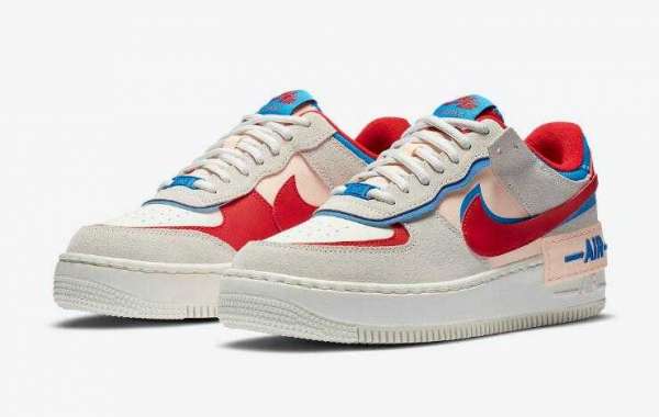 New Sale Nike Air Force 1 Shadow University Red Photo Blue CU8591-100