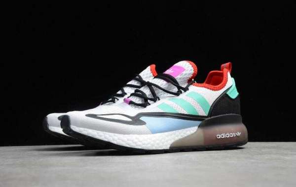 2020 Adidas ZX 2K Boost White Black Red Green is Available Now