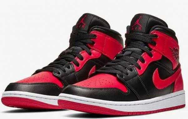 Free Shipping Air Jordan 1 Mid Bred 554724-074 for Sale