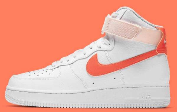 2021 Latest Nike Air Force 1 High Pearl Orange Release For Women