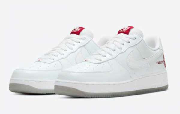 2021 Nike Air Force 1 Low I Believe Daruma Sneaker DD9941-100