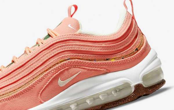 2021 New Nike Wmns Air Max 97 Cork Coral Pink DC4012-800 Sale On Line ！