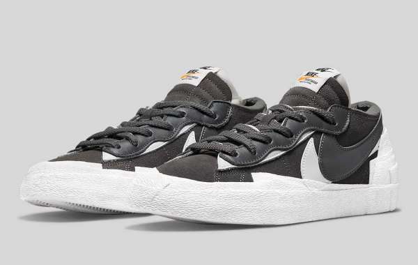 sacai x Nike Blazer Low “Iron Grey” DD1877-002 will be released on August 4th