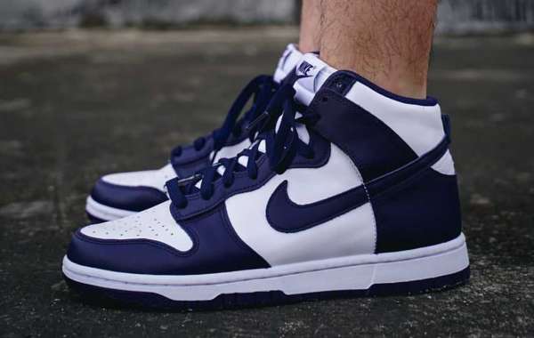 2021 New Nike Dunk High "Midnight Navy" is coming soon