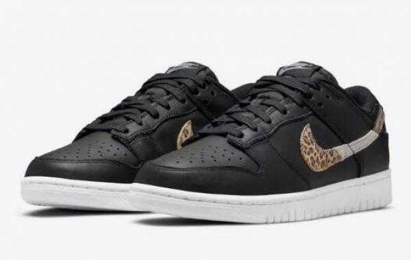 Lastly Nike Dunk Low Releasing With Split Animal Print Swooshes