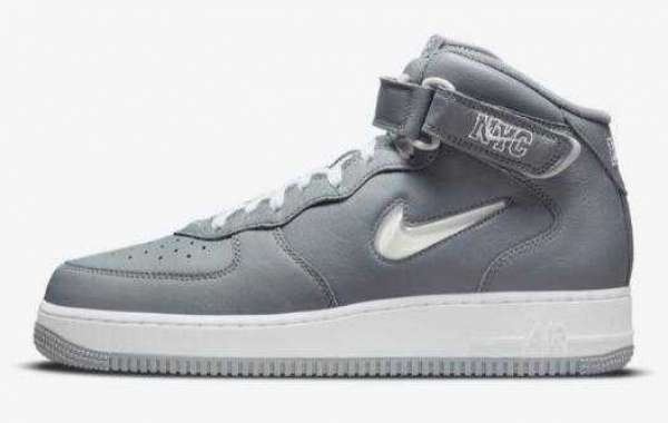 Newest Cool Grey Air Force 1 Mid To Celebrate NYC