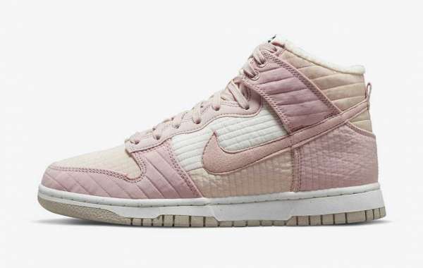 "Military coat" Dunk Hi has a new color! Nike Dunk High Wmns “Toasty” Pink Cream DN9909-200 Hot Sell!