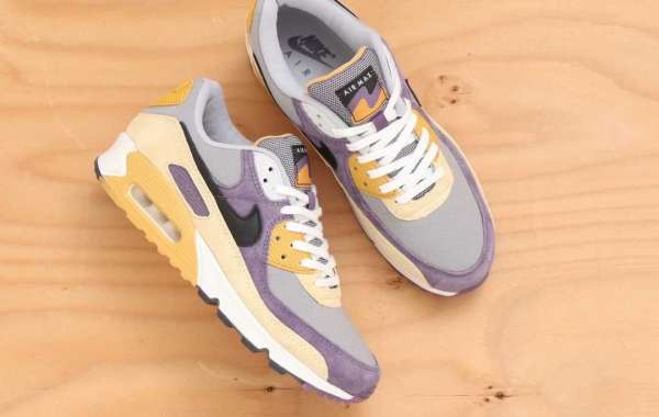 Nike Air Max 90 NRG “Court Purple” DC6083-500 stitching and contrasting colors are super eye-catching!