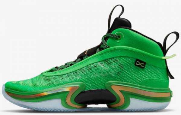 CZ2650-300 New Celtics Air Jordan 36 Green Gold 2022