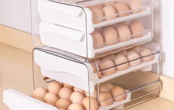 Folomie Plastic Egg Container Is more Space-saving When Stacked