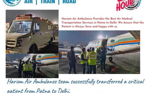 Instant medical help emergency via Hariom Air Ambulance Service in Ranchi City