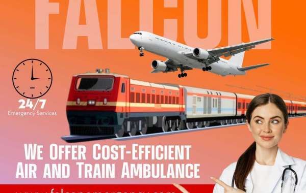 Falcon Emergency Train Ambulance Service in Patna Indulged in Offering Risk-Free Transportation