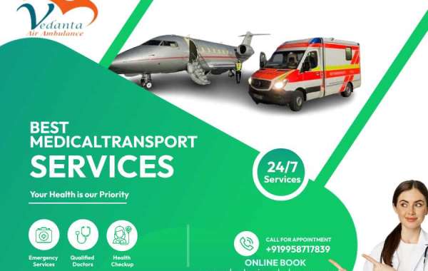 Vedanta Air Ambulance Service in Bhopal - Medical Service in Flight