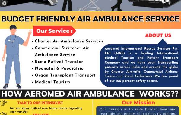 Commercial Stretcher Services: The Convenience of Book Aeromed Air Ambulance Service In Bangalore and Delhi Transport