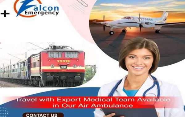 Falcon Train Ambulance in Patna is Serviceable Round the Clock to Meet the Needs of the Patients