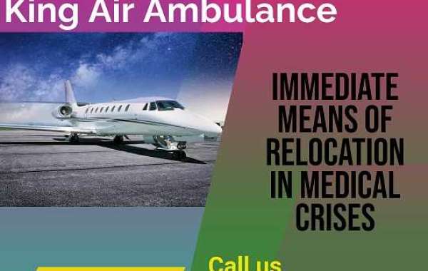 King Air Ambulance Service in Patna Shifts Patients in a Normal State