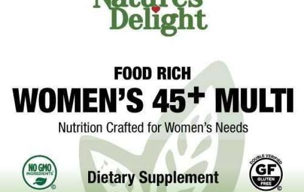 Food Rich Women’s 45+ Multi - 90 Veg Tabs: Empowering Women's Health