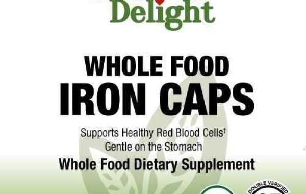 Iron Caps – Whole Food Essentials – 60 Vegan Caps