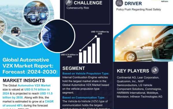 Automotive V2X Market Segment, Companies, Trend & Growth Analysis 2024-30